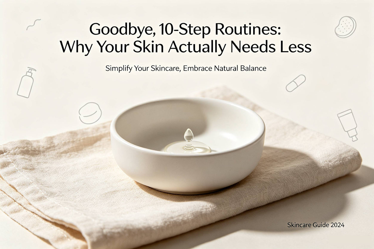 Goodbye, 10-Step Routines: Why Your Skin Actually Needs Less