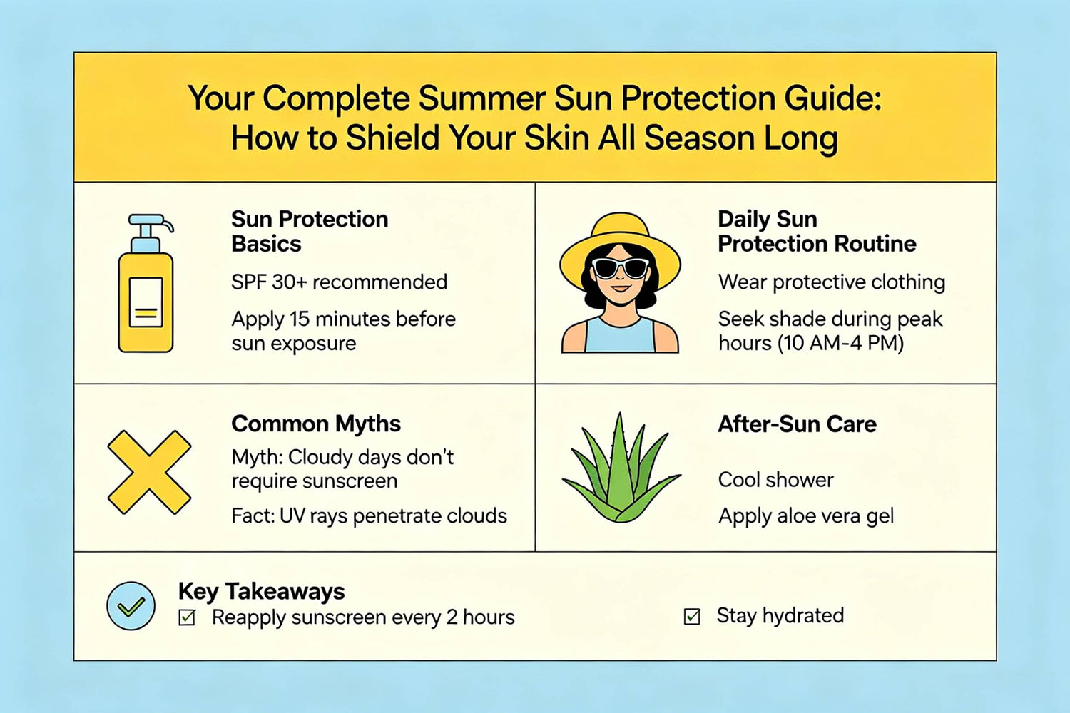 Your Complete Summer Sun Protection Guide: How to Shield Your Skin All Season Long