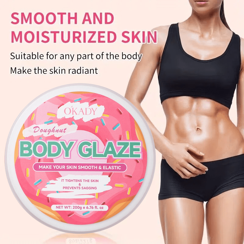 Sweet Donut Body Butter with Squalane & Shea Butter – Long-Lasting Hydration, Radiance & Low-Sensitivity | 200g
