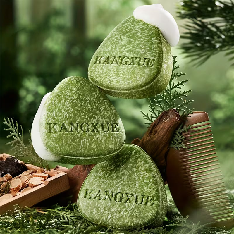 Plum Yew Leaf Herbal Shampoo Bar – Oil-Control, Volumising & Deep Cleansing