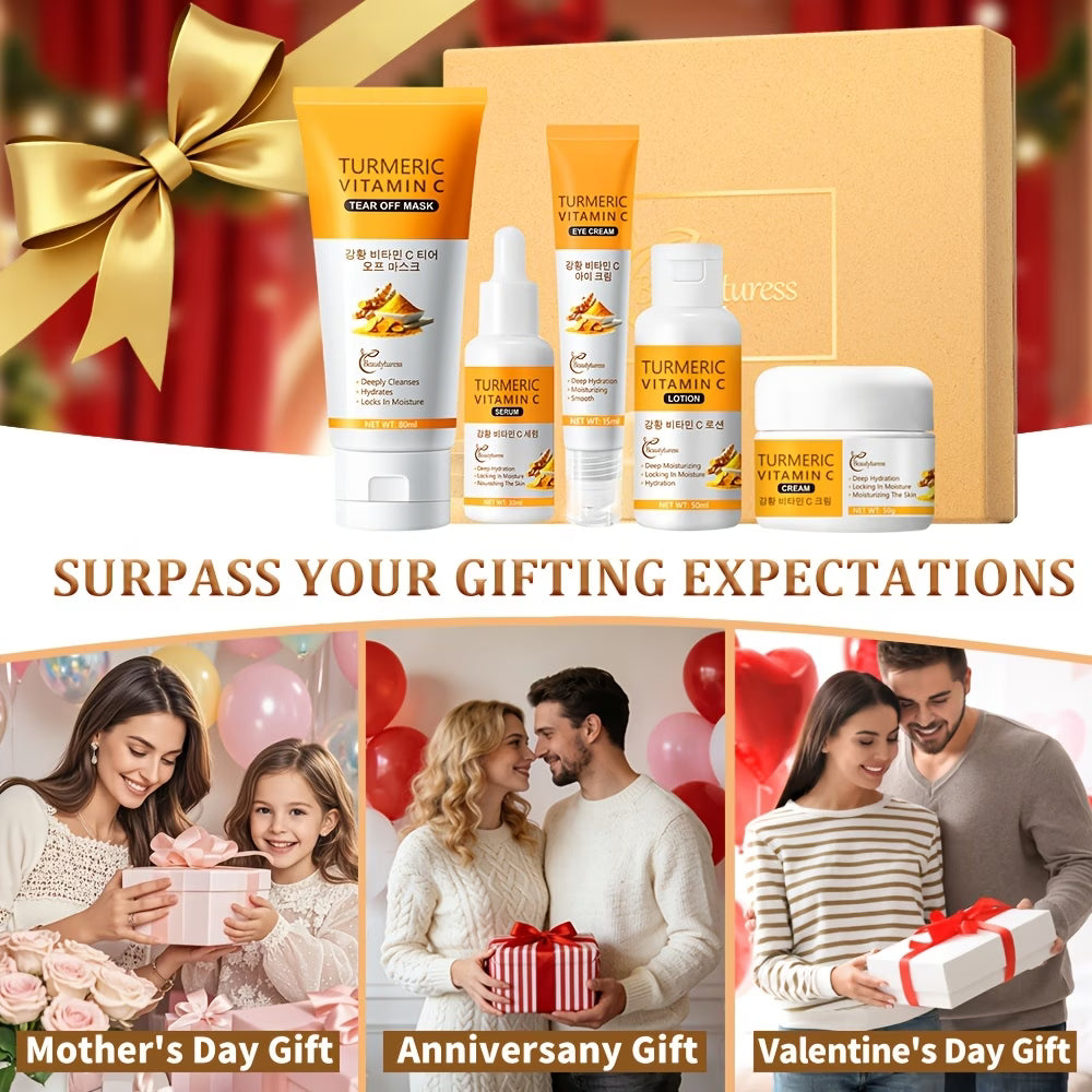 Turmeric & Vitamin C Brightening Travel Skincare Set