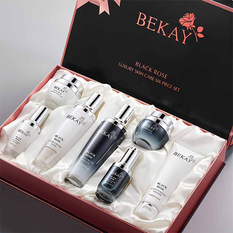 Französisches Schwarze Rose Hautpflegeset — 7-teiliges Set