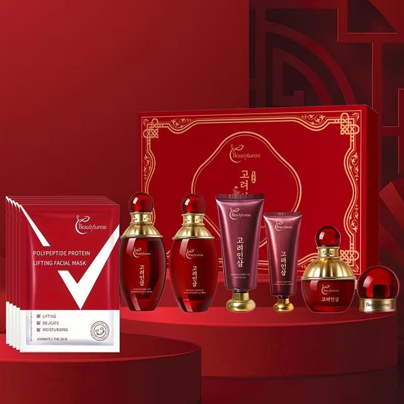 Premium 6-Piece Korean Ginseng Skincare Set
