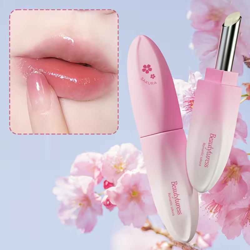 Romantic Sakura Lip Balm – Hypoallergenic, Moisturising & Long-Lasting Nourishment
