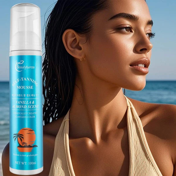 Beautyturess Vanilla Almond Self-Tanning Mousse (100ml)