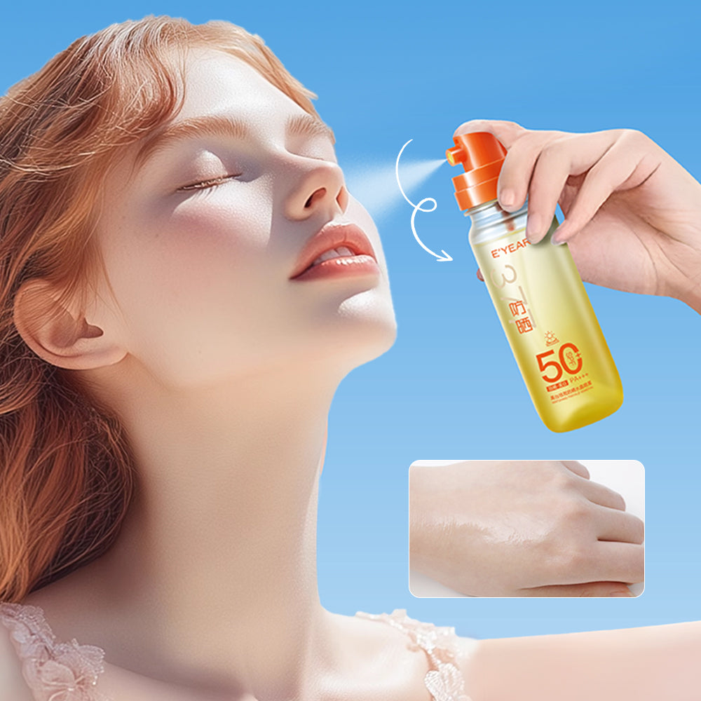 E'YEARN Whitening, Spot-Removing, and Sunscreen Crystal Spray SPF50+ PA+++ (Orange Gradient) 90ml