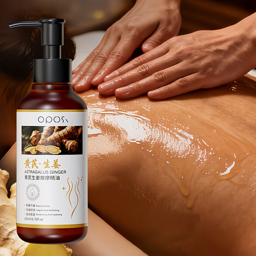 Ouposhi Astragalus & Ginger Massage Oil (200ml)