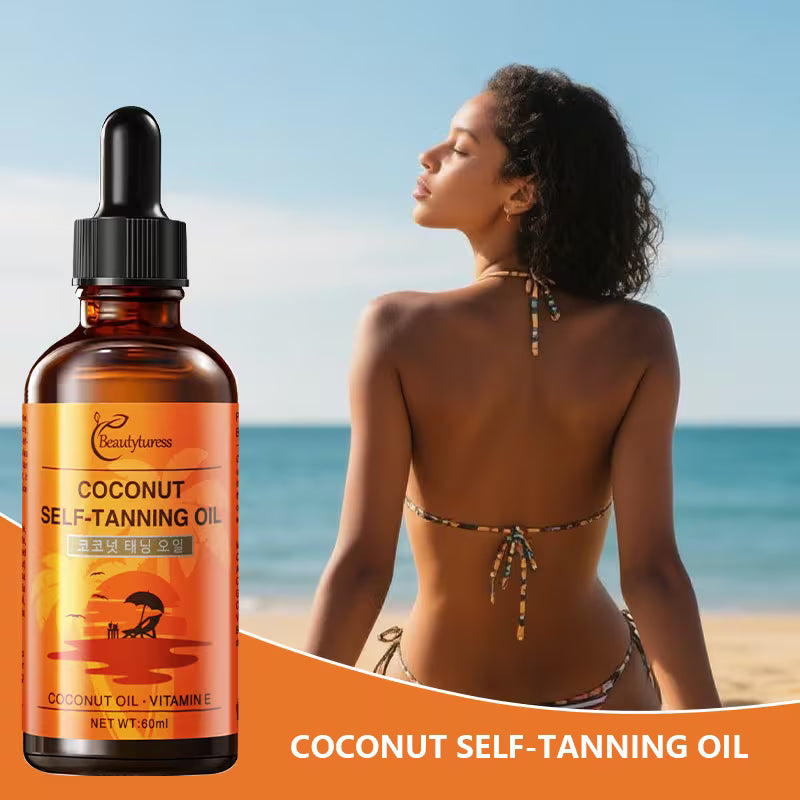 Beautyturess Moisturizing Coconut Self-Tanning Oil