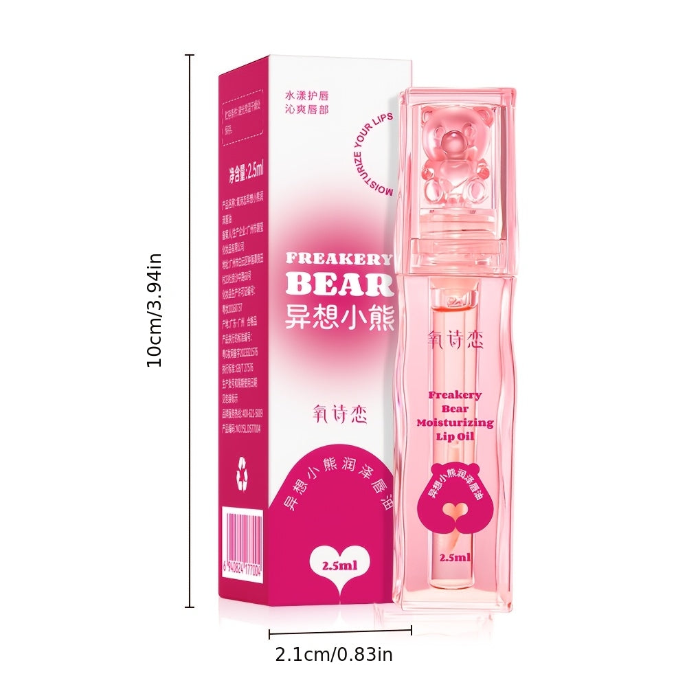 Little Bear Feuchtigkeitsspendendes Lippenöl (Pfirsichduft)