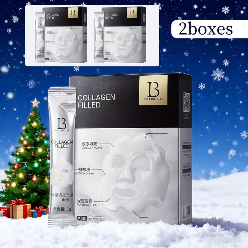 Bosin Collagen Skincare 7-Piece Set + 2 Boxes of Collagen Masks