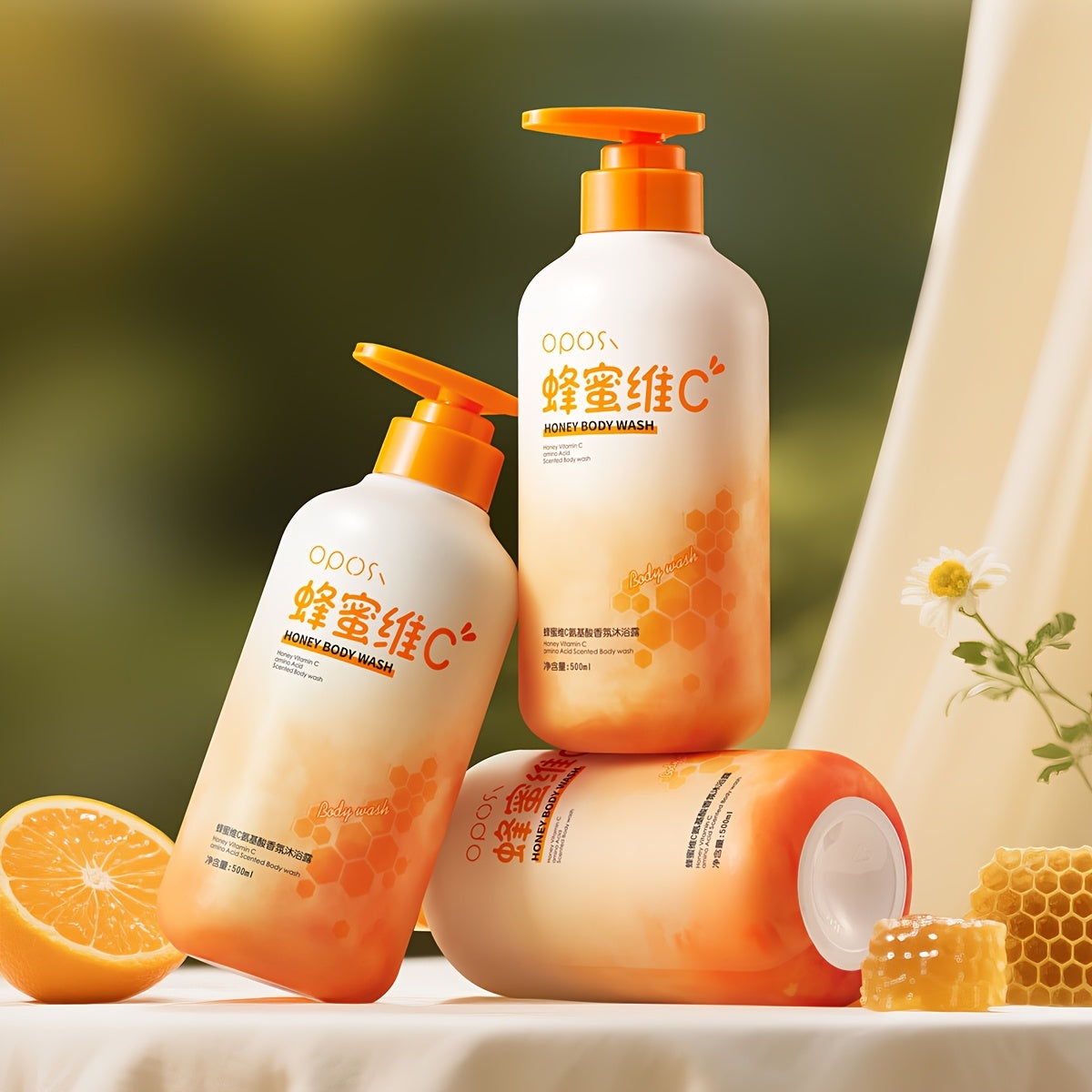Honig, Vitamin C und Aminosäuren Duschgel