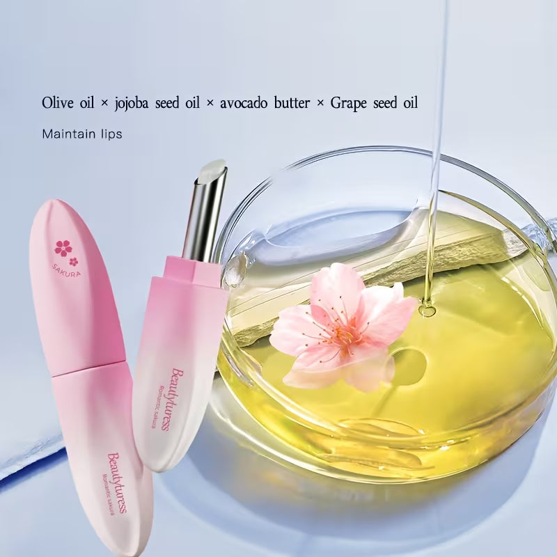 Romantic Sakura Lip Balm – Hypoallergenic, Moisturising & Long-Lasting Nourishment