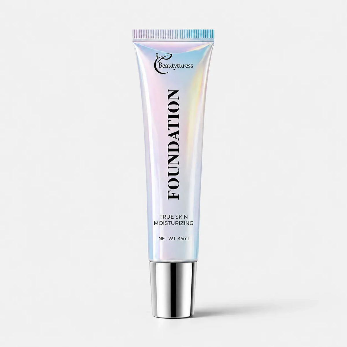 Korean-Style Liquid Foundation – Full Coverage, 24HR Matte Finish, 3-in-1 Set with Brush & Powder Puff