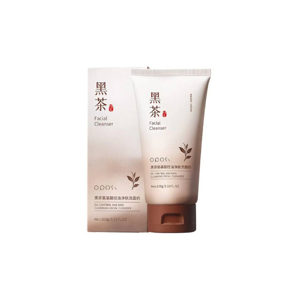 Black Tea & Amino Acid Oil-Control Facial Cleanser – Hydrating, Refreshing & Non-Tight | 100g