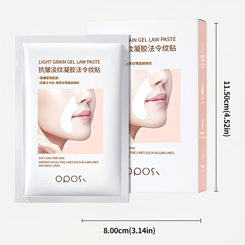 10 pairs - collagen nasolabial fold patches
