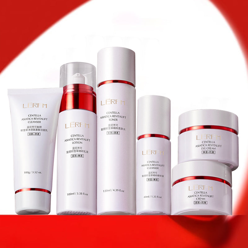 《The Bulk & Buy Store》Revitalizing Centella Asiatica Anti-Wrinkle Firming Six-Piece Set