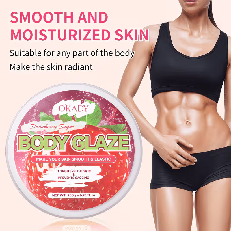 200g / 7oz | Strawberry Body Shimmer Cream