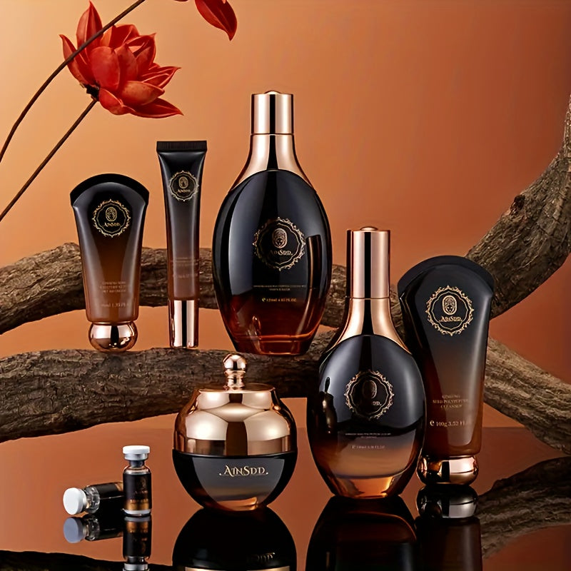 Ginseng & Peptide Luxury Skincare Set – 12-Piece Collection