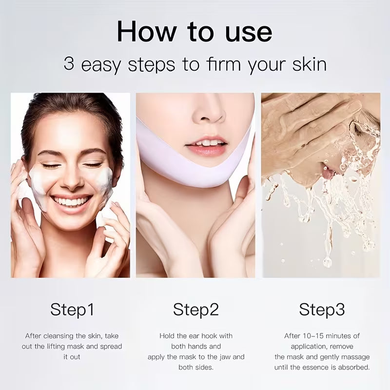 15 Stk. Peptid-Protein-Lifting-Maske – V-Linien-Lifting-Maske
