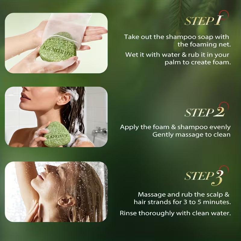 Plum Yew Leaf Herbal Shampoo Bar – Oil-Control, Volumising & Deep Cleansing