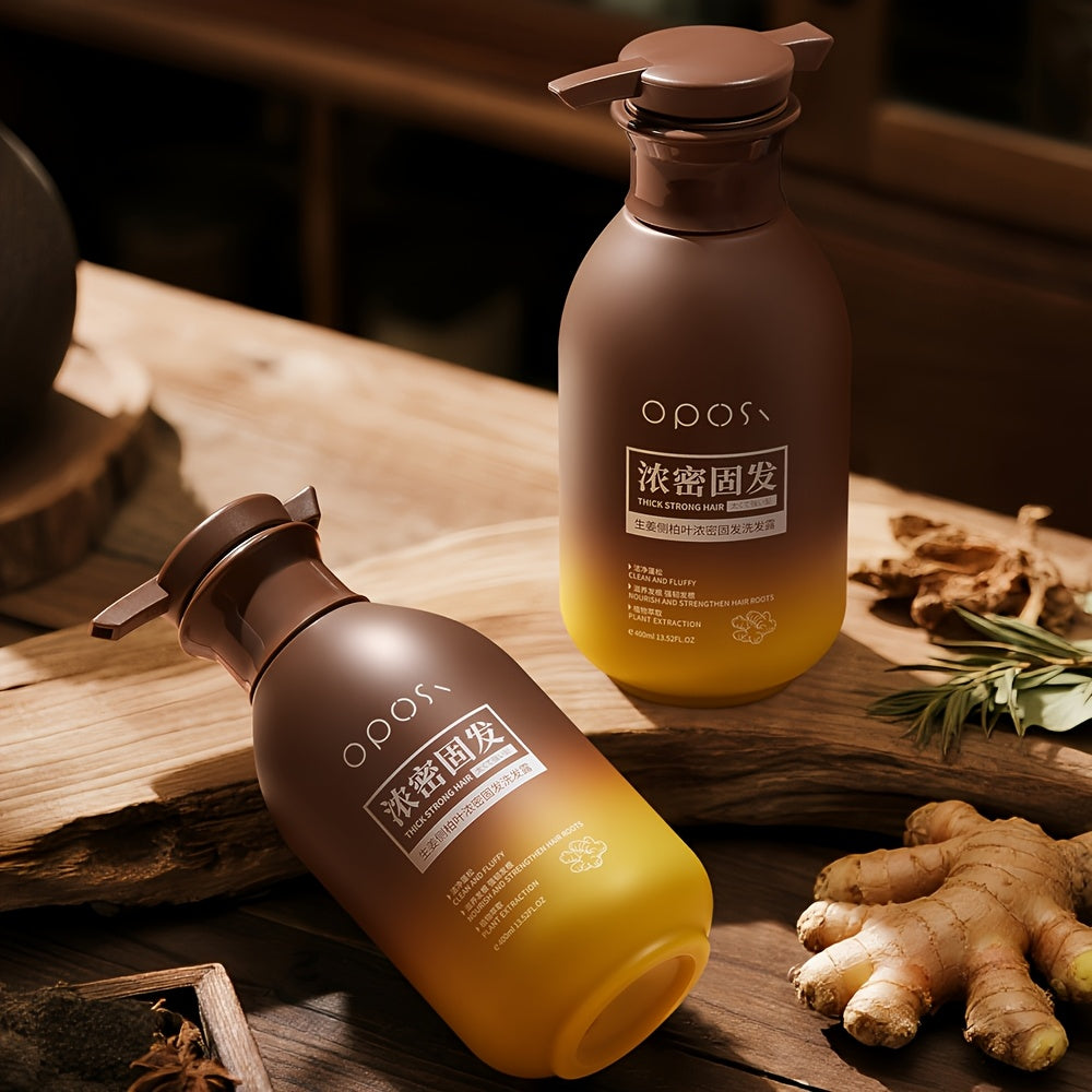 Ingwer- und Lebensbaumblatt-Shampoo für dichtes Haar – 400 ml