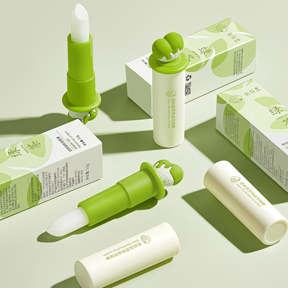 Botanischer Teeduft - Feuchtigkeitsspendender & Erfrischender Lippenbalsam
