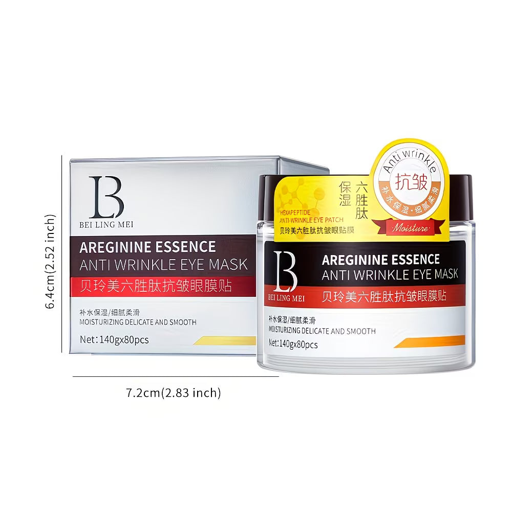 Bailingmei Hexapeptide Anti-Wrinkle Eye Masks (140g / 80 Patches)