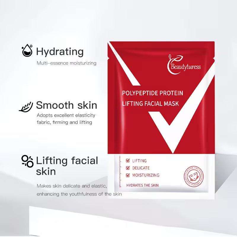 15 Stk. Peptid-Protein-Lifting-Maske – V-Linien-Lifting-Maske