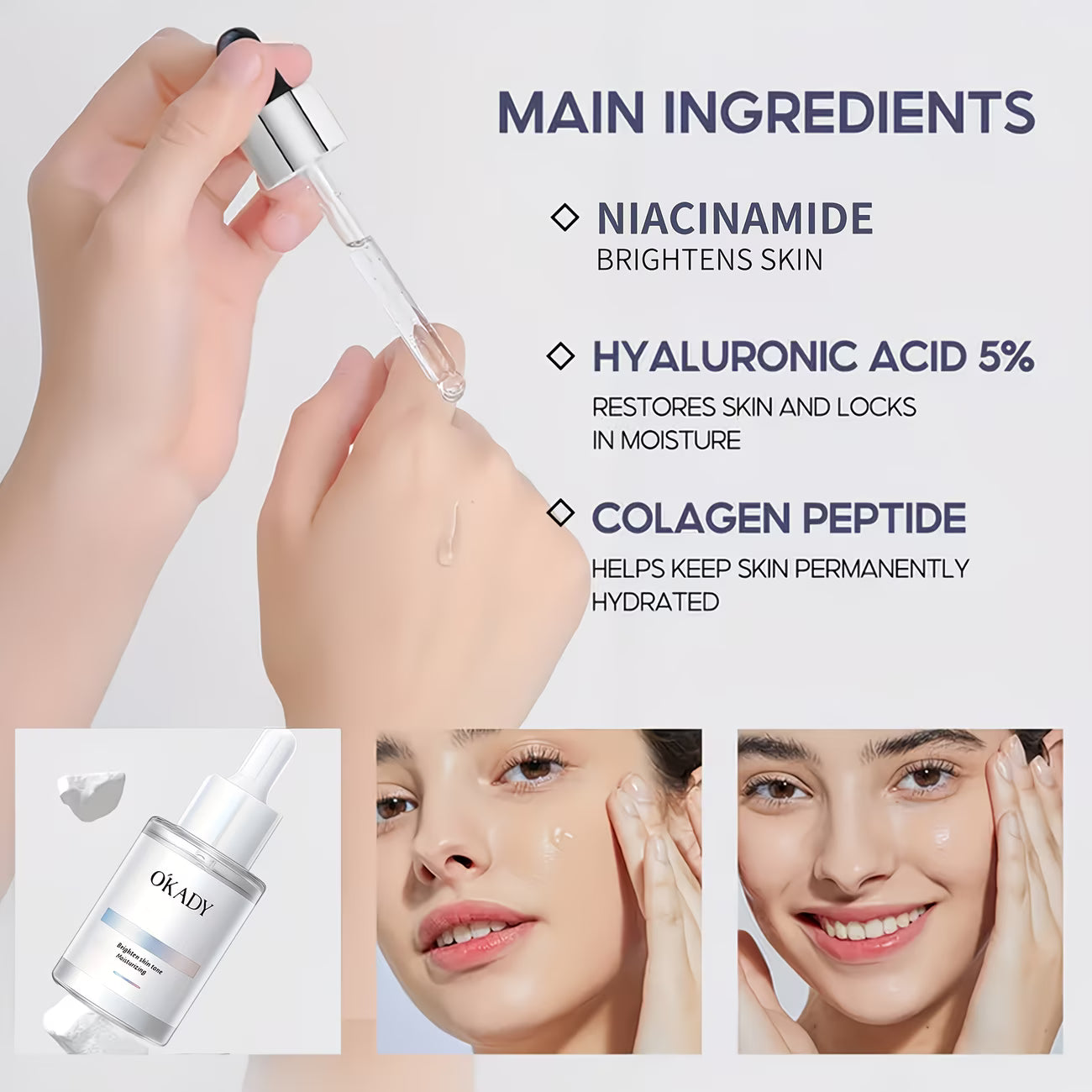 Brightening & Balancing Facial Serum – Fragrance-Free, 30ml