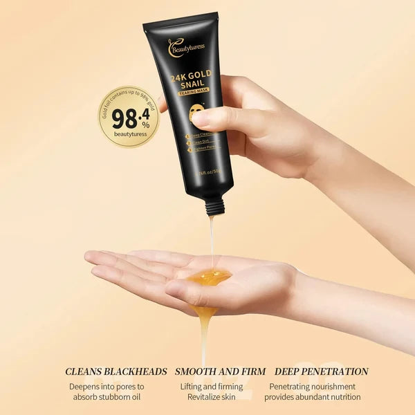 Beautyturess Gold Leaf & Snail Peel-Off Mask (50g)