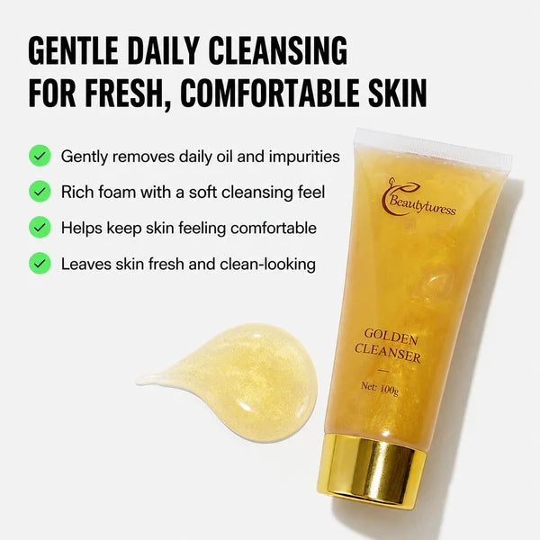 Beautyturess Gold Vizaĝpurigilo — 100g