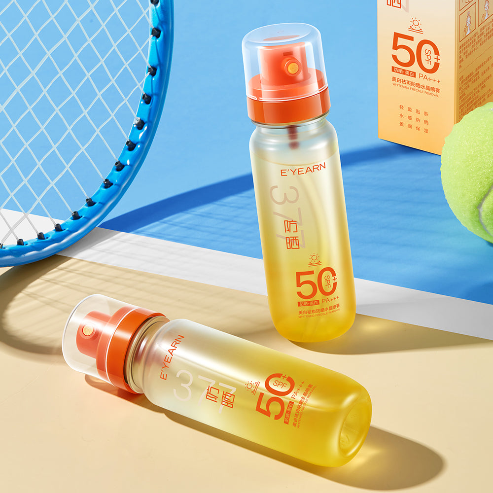 E'YEARN Whitening, Spot-Removing, and Sunscreen Crystal Spray SPF50+ PA+++ (Orange Gradient) 90ml