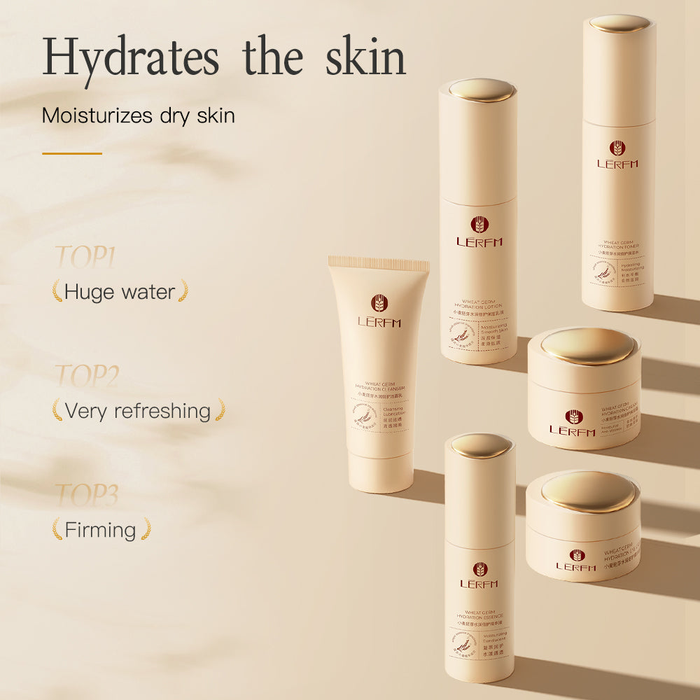 《The Trade & Retail Store》LĒRFM Wheat Germ Hydrating & Protective 6-Piece Set