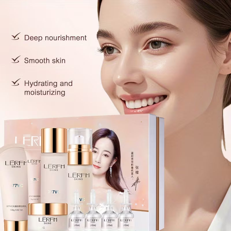 377 6pcs Light Beige Care Set - Contains VC Ingredient