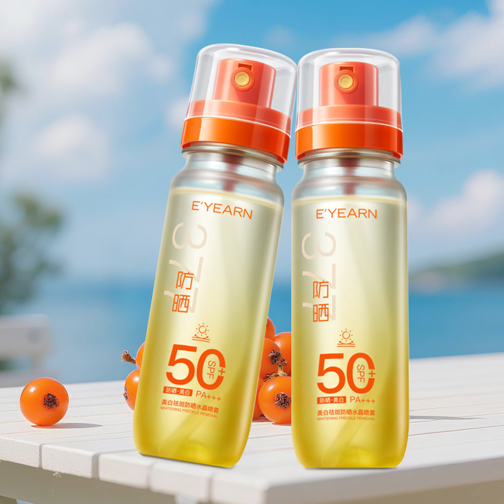 E'YEARN Whitening, Spot-Removing, and Sunscreen Crystal Spray SPF50+ PA+++ (Orange Gradient) 90ml