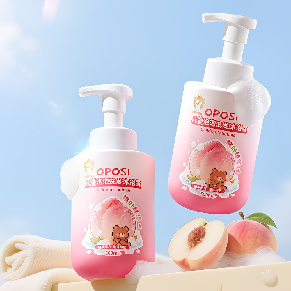 Children's Bubble Shampoo & Body Wash — 500ml