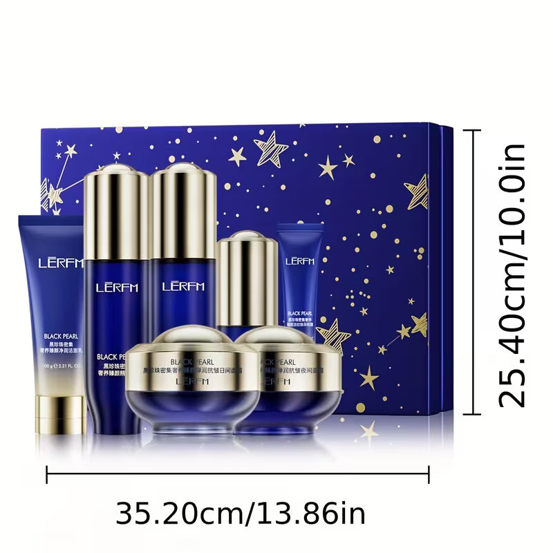 《The Trade & Retail Store》LĒRFM Black Pearl Intensive Luxury Facial Care Gift Set (7-Piece Set)