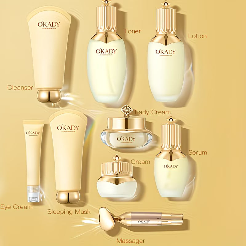OPE Essence aufhellendes und strahlendes Haut 9-teiliges Set
