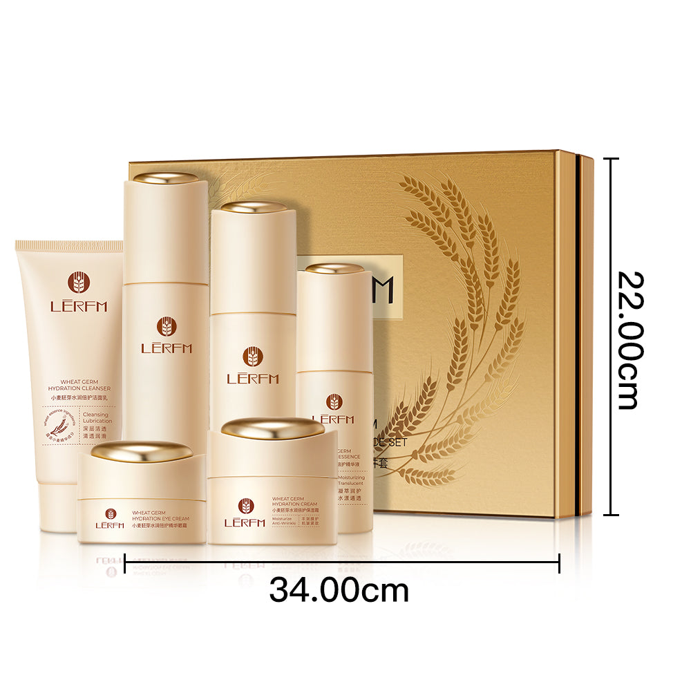 《The Trade & Retail Store》LĒRFM Wheat Germ Hydrating & Protective 6-Piece Set