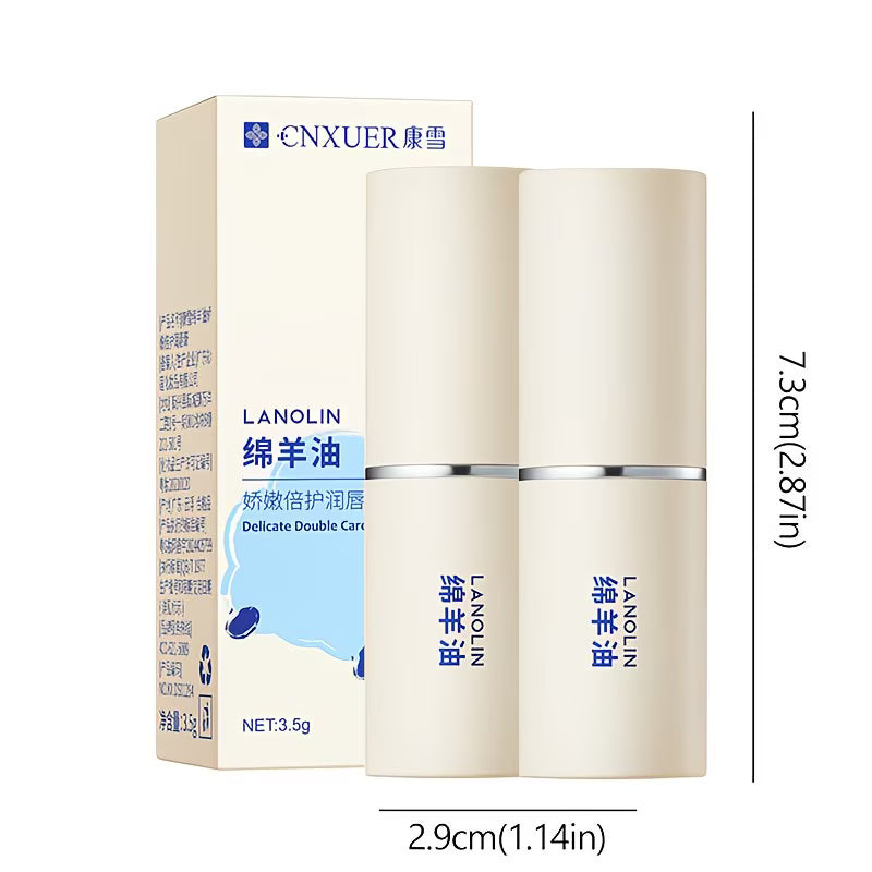 Lanolin Pflege Lippenbalsam (2er-Pack)