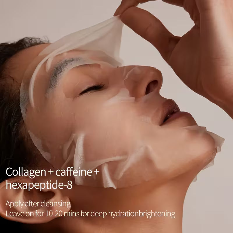 10/20-Piece Pack (5 Sheets per Box) — Icy Americano Caffeine Firming Mask