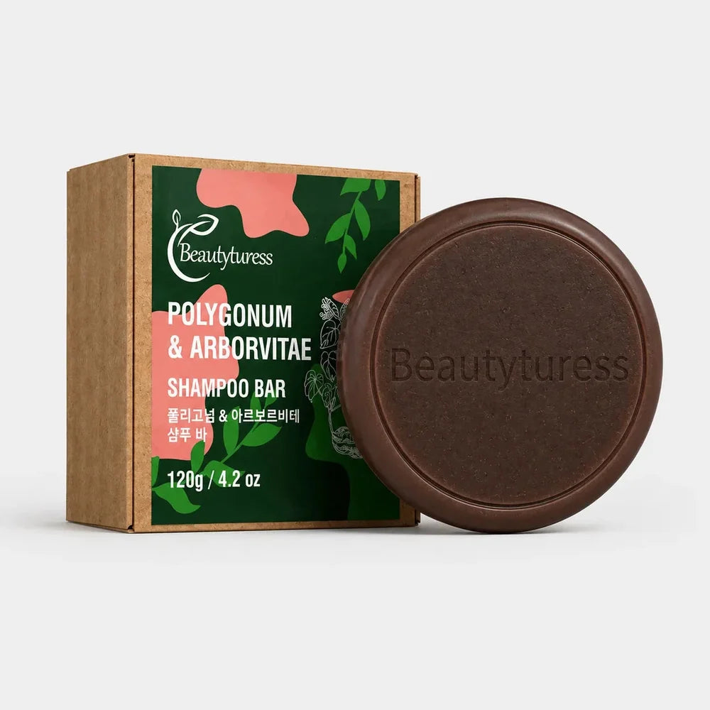 Beautyturess Polygonum Multiflorum & Platycladus Orientalis Leaf Shampoo Bar (120g)