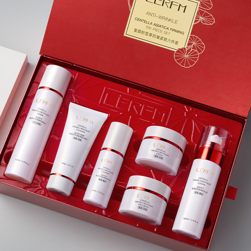 《The Bulk & Buy Store》Revitalizing Centella Asiatica Anti-Wrinkle Firming Six-Piece Set
