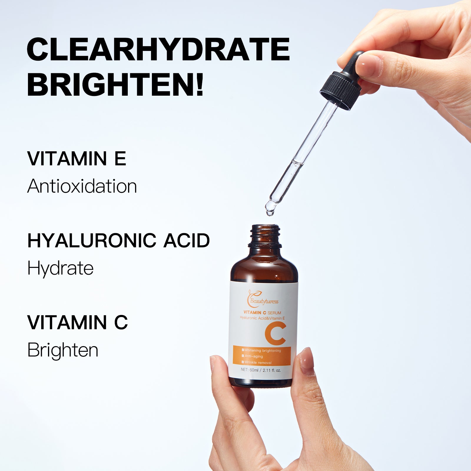 《The Bulk & Buy Store》Beautyturess Brightening & Anti-aging Vitamin C Serum | From 5 items, as low as £8.22