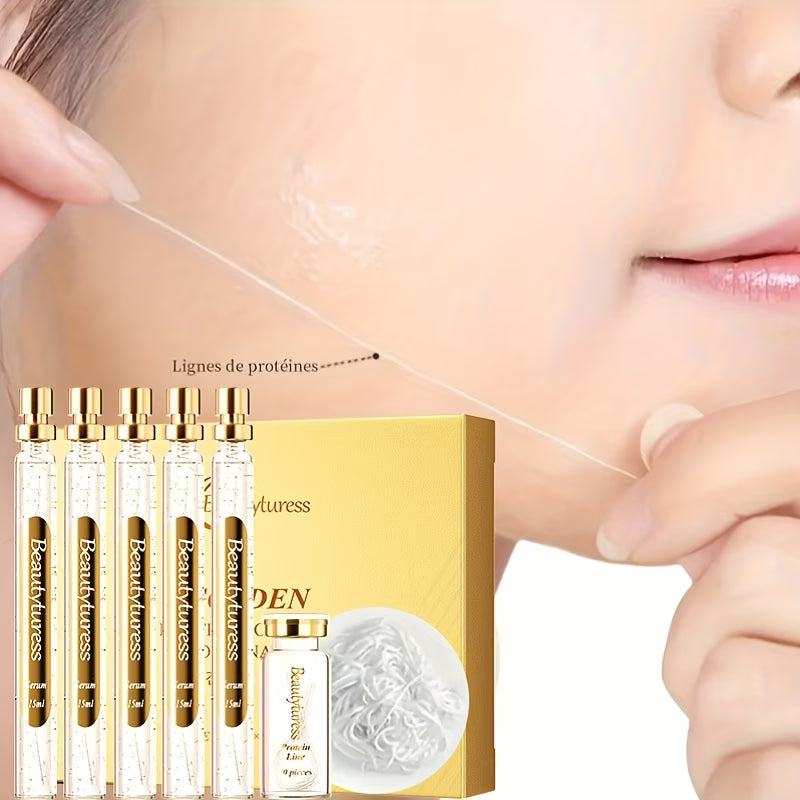 Golden Collagen & Peptide Skincare Gift Set – Lifting & Brightening
