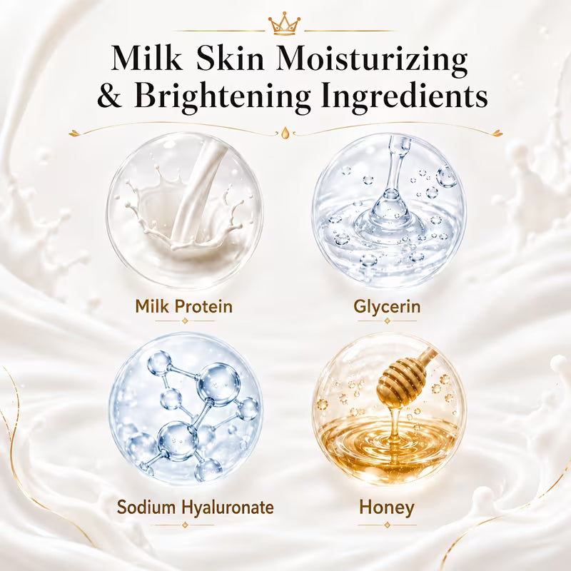 Hypoallergenic Milk Skincare Set
