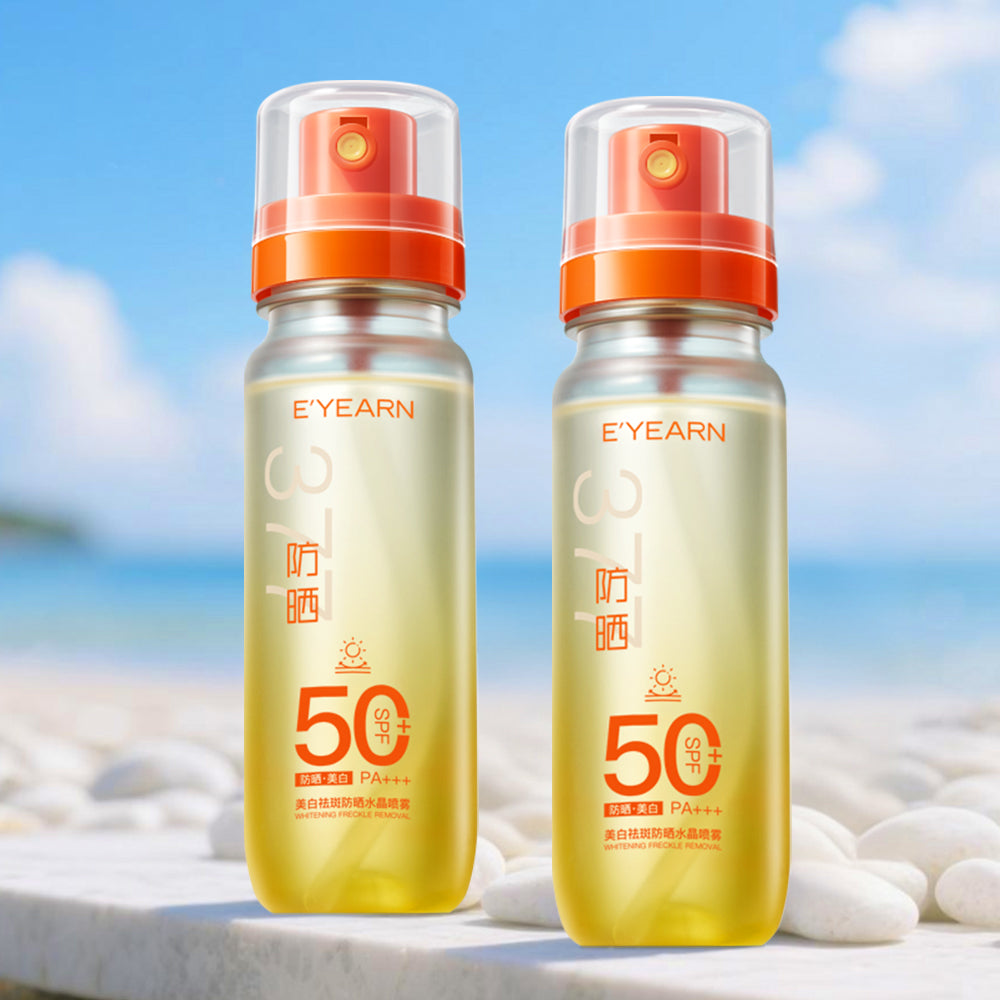 E'YEARN Whitening, Spot-Removing, and Sunscreen Crystal Spray SPF50+ PA+++ (Orange Gradient) 90ml