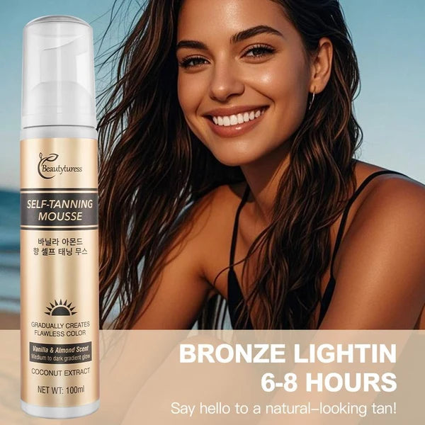 Beautyturess Vanilla Almond Self-Tanning Mousse (100ml)