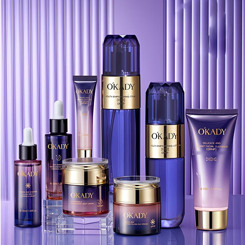 Hydrolyzed Collagen & Hyaluronic Acid Skincare Set – 8-Piece Collection