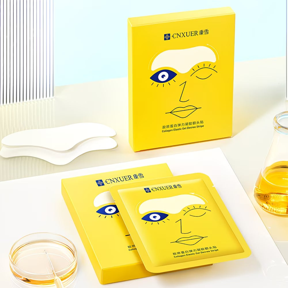 5er-Pack Kollagen-Gel-Stirnpads
